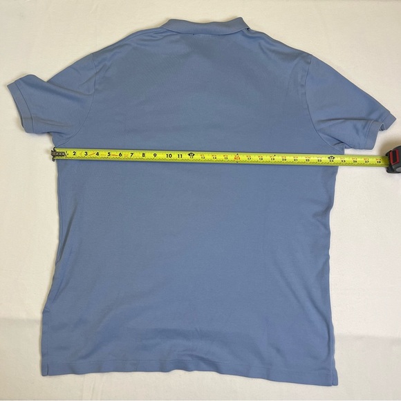 Ralph Lauren Blue Cotton Short Sleeve Polo Men Large - Picture 4 of 7